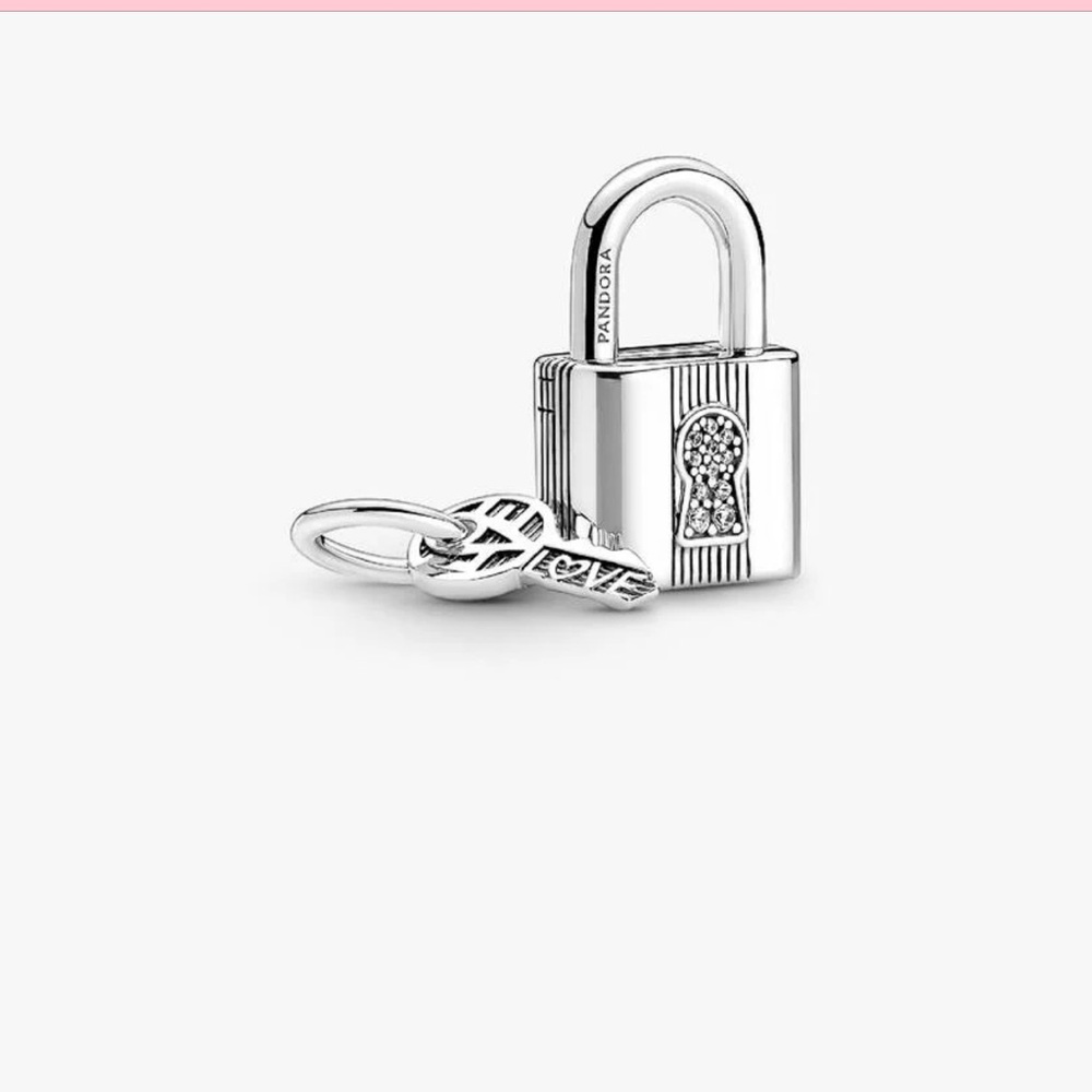 Pandora Silver Lock and Key Charm